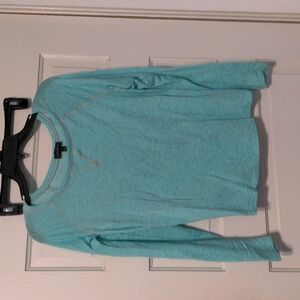 The Limited mint heathered long sleeve tee shirt